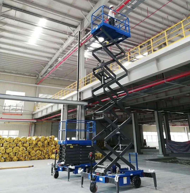 伊犁助力行走剪叉式高空作业平台
